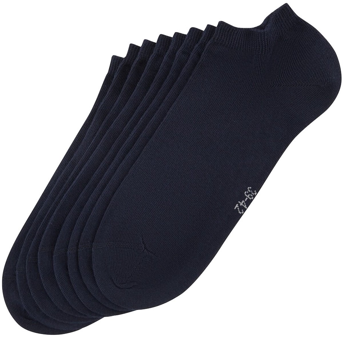 Tom Tailor - verpakking van 8 sneakersokken - Maat 39-42 - dark navy