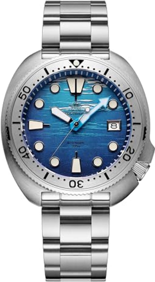 Automatisch Duikhorloge 200M Heren Luminous Mechanisch NH35A Analoge Staal