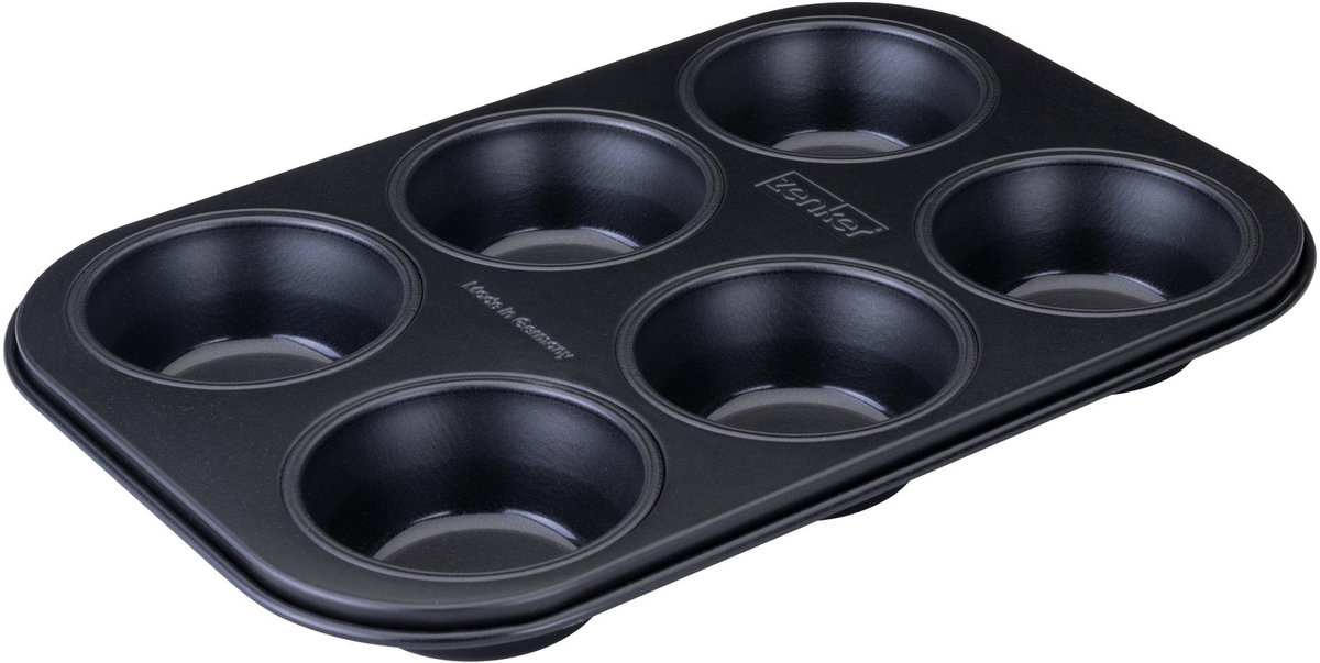 Muffinvorm 6 holtes 28 x 19 cm Zenker Perfect Black +