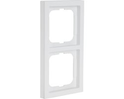 Busch-Jaeger Future Linear Afdekraam - Inbouw Afdekraam voor Schakelmateriaal - 2-voudig - Verticaal en Horizontaal Monteerbaar - Kunststof - Mat Wit - Serie Future Linear