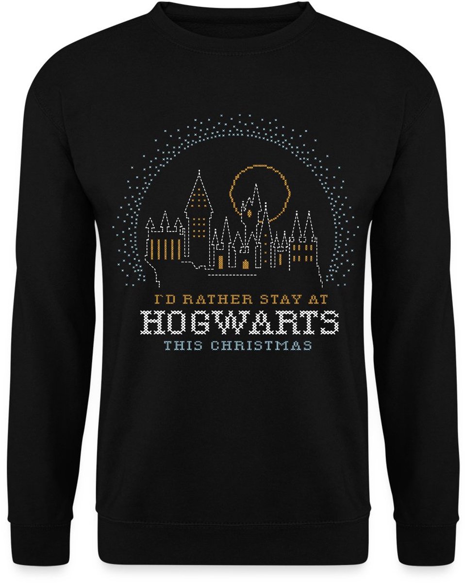 Harry Potter Stay Rather At Hogwarts Lelijk Kerstmis Sweater Heren