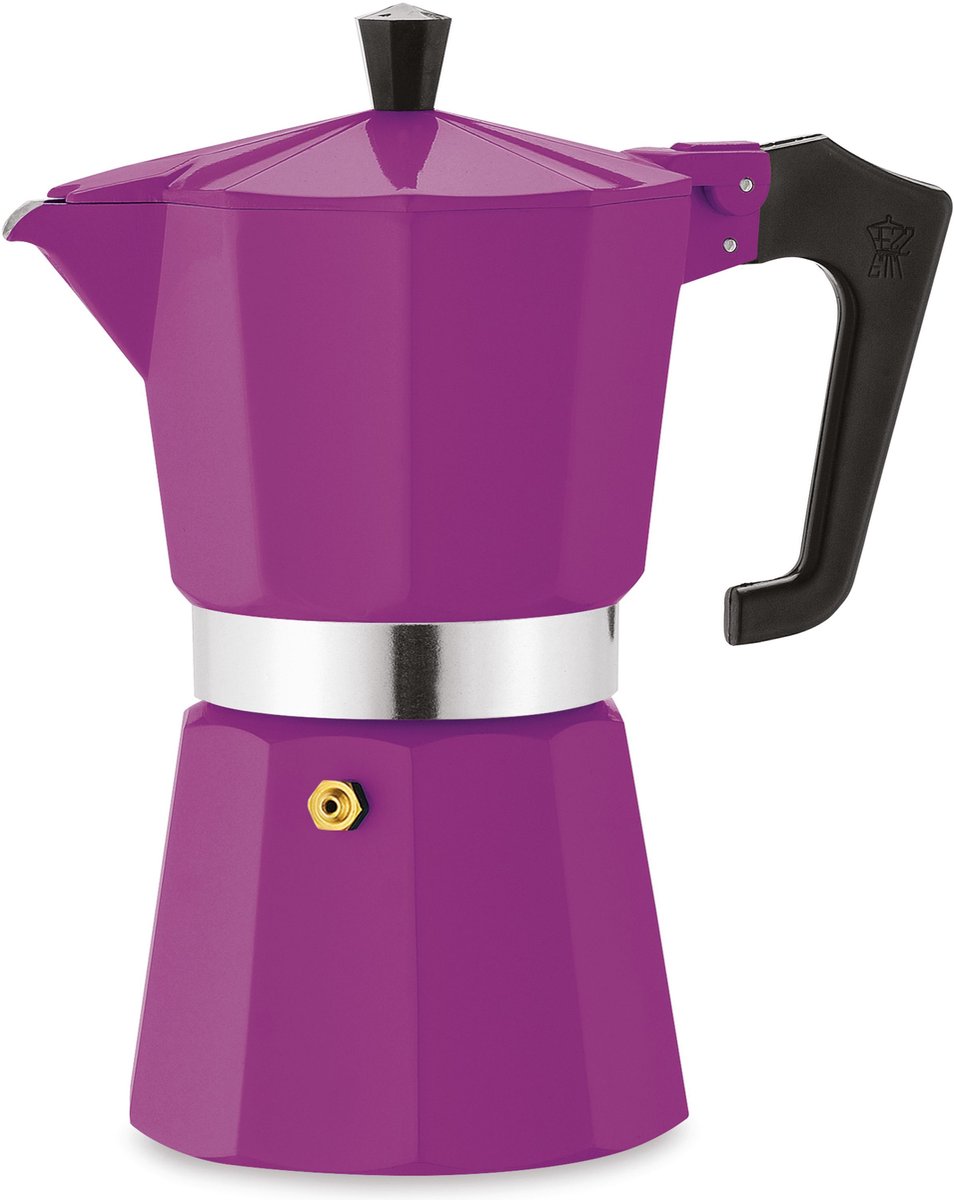 Italiaans koffiezetapparaat - PEZZETTI - ITALEXPRESS - Aluminium - 6 kopjes - Lila