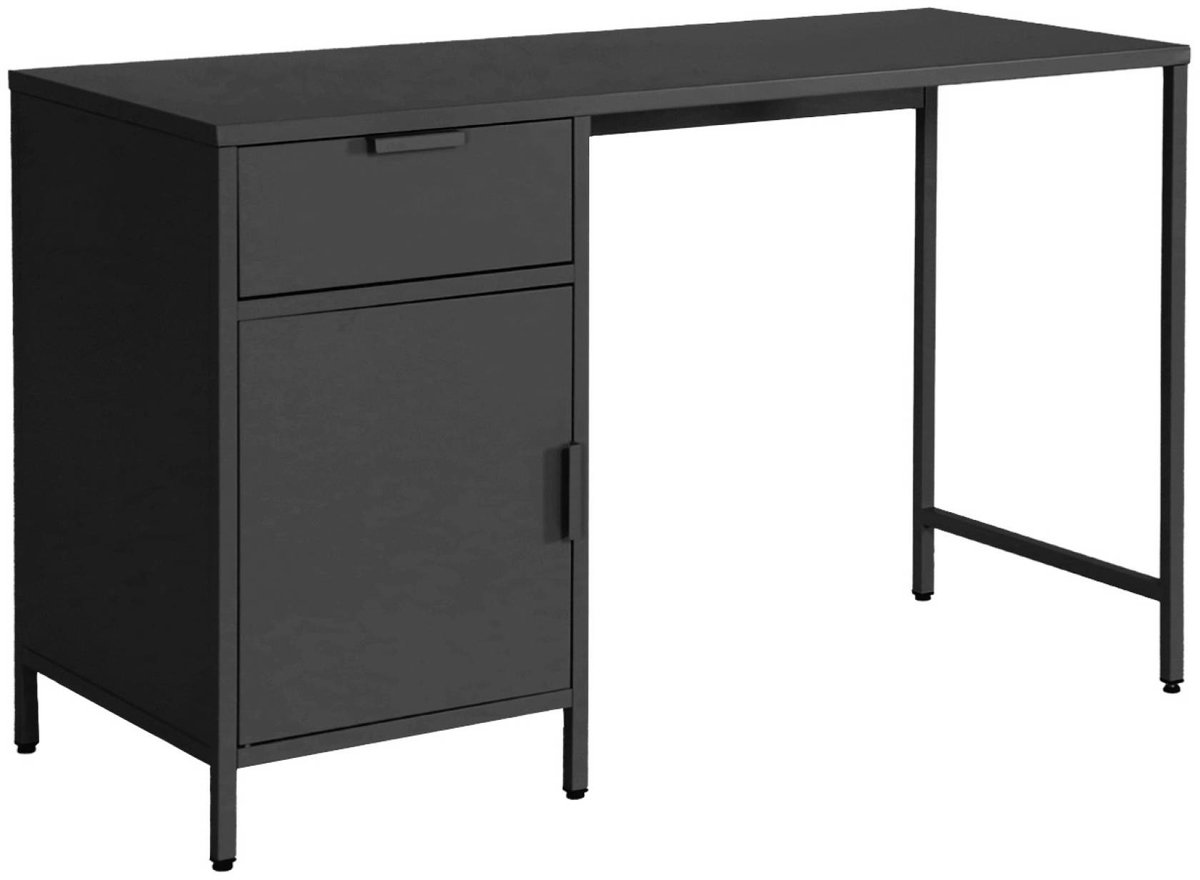 sweeek - Kinderbureau metaal 1 deur en 1 lade - soho