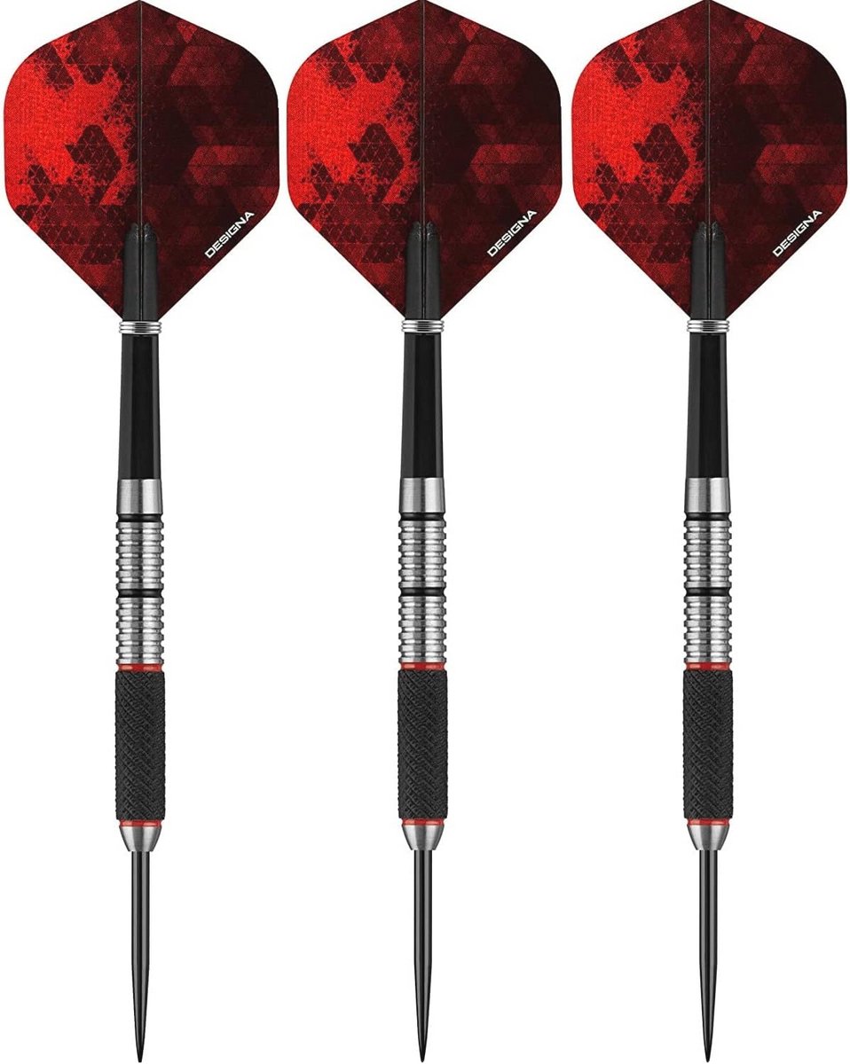 V2 Darts Set 27g met Stalen Tip en Accessoires
