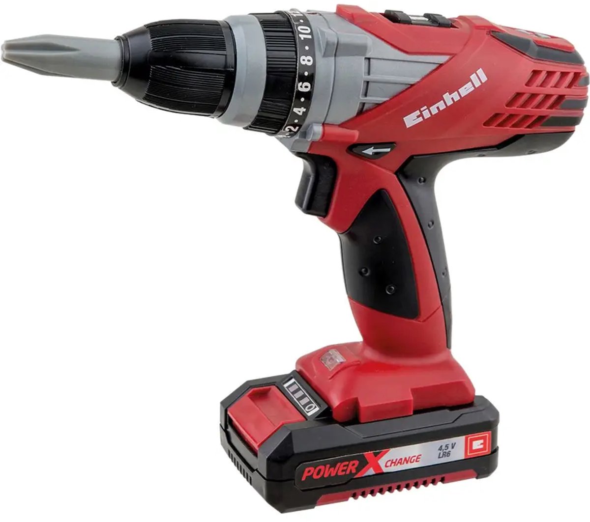 Speelgoed boormachine - rood - 22 cm - boorschroevendraaier - kinderen - speelgoed gereedschap — afbeelding 5
