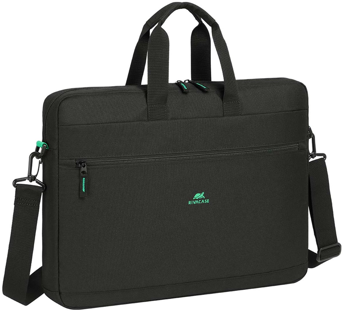Rivacase 5517 Gremio - Eco Laptoptas 17.3 inch - Recycled Materiaal - Voorvak - Documentvak - Zwart