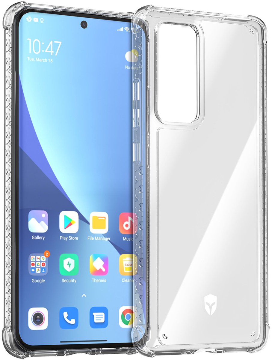 Force Case, Versterkte behuizing voor Xiaomi 12 AIR, Transparant