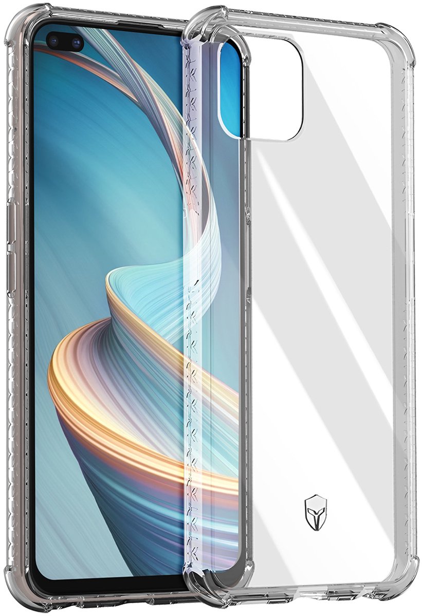 Force Case, Versterkte behuizing voor Oppo Reno 4Z AIR, Transparant