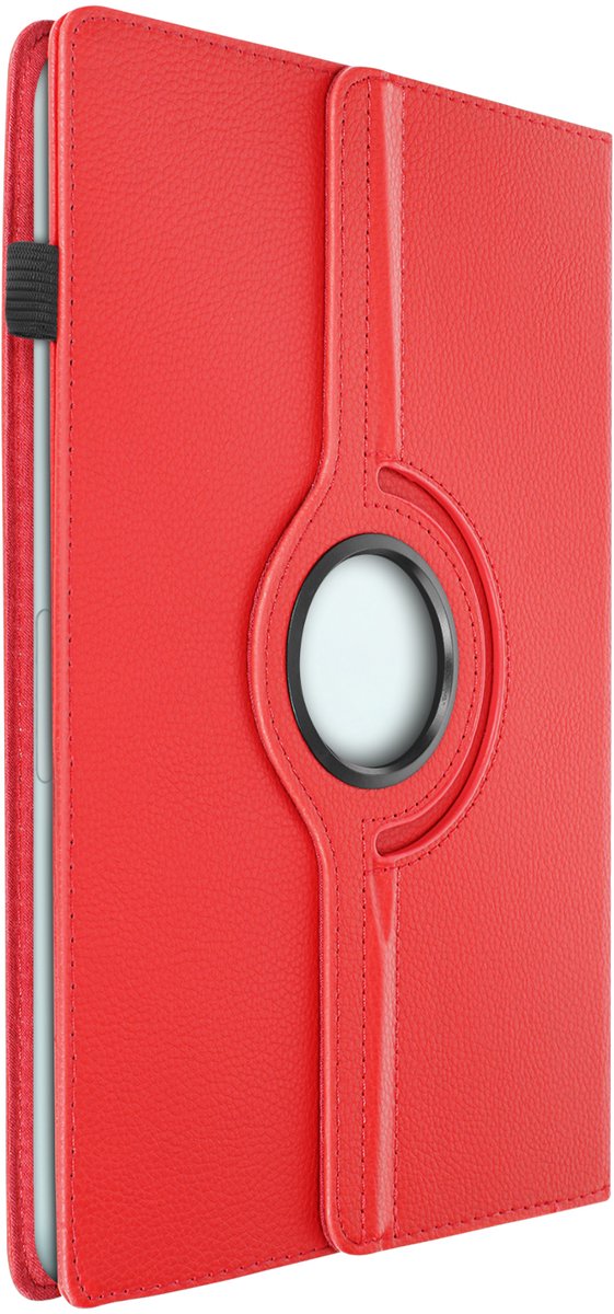 Avizar Universele hoes voor 11 tablets 360° draaibare klep, Rood