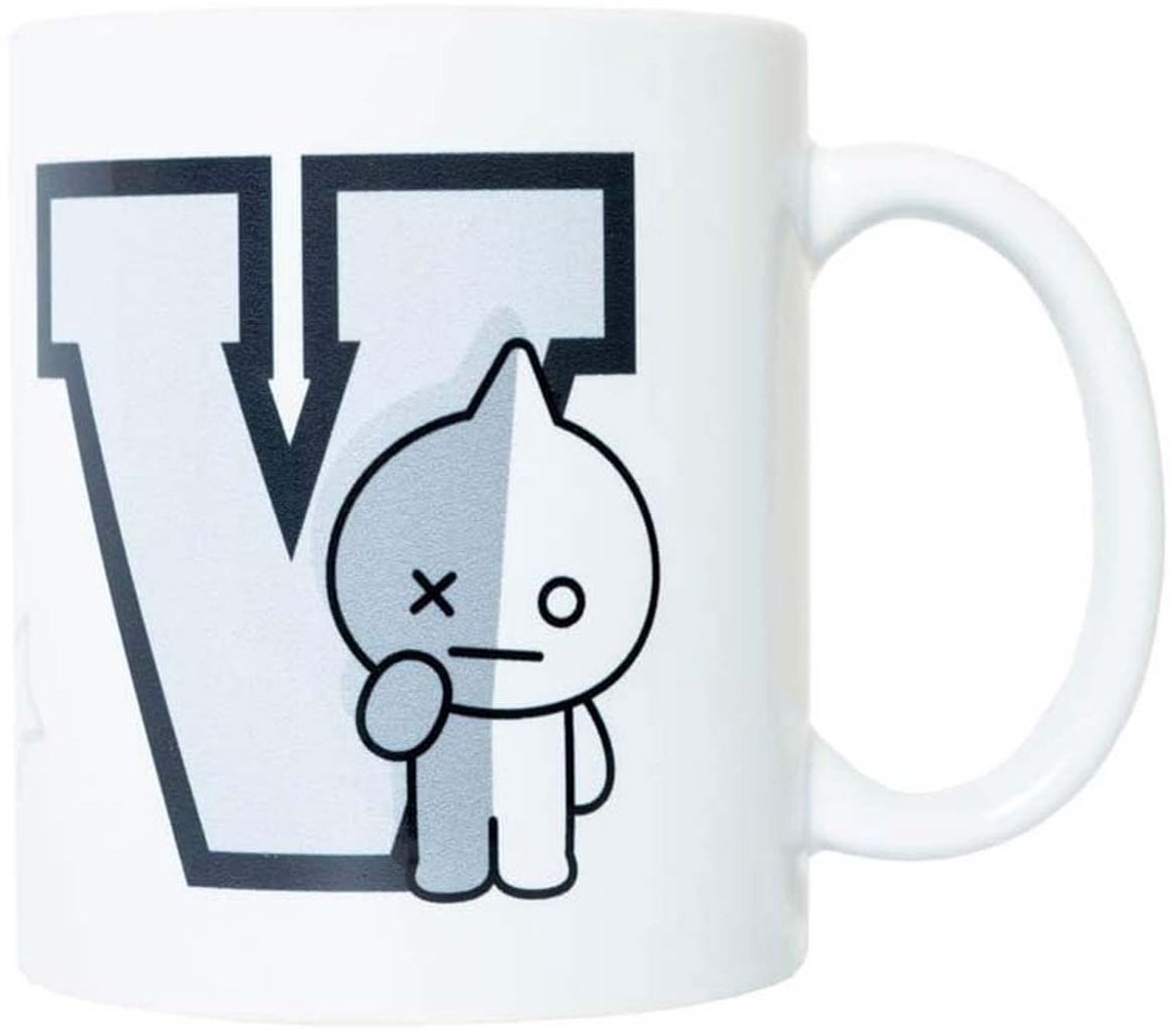 Grupo Erik Mok Bt21 Van Junior 300 Ml Keramiek Wit/zwart