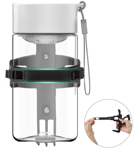 Unyqoos® Universele en fietsflessenhouder met 360 graden rotatie en stevige grip — afbeelding 2