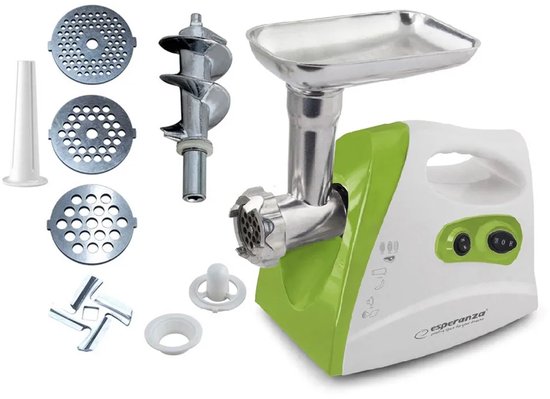 Esperanza EKM012G vleesmolen 600 W Wit/Groen — afbeelding 3