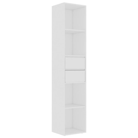 WOLTU Boekenkast voor woonkamer/kantoor Boekenplank met 3 deuren 6 compartimenten 59,6x29x91cm, SK001hei