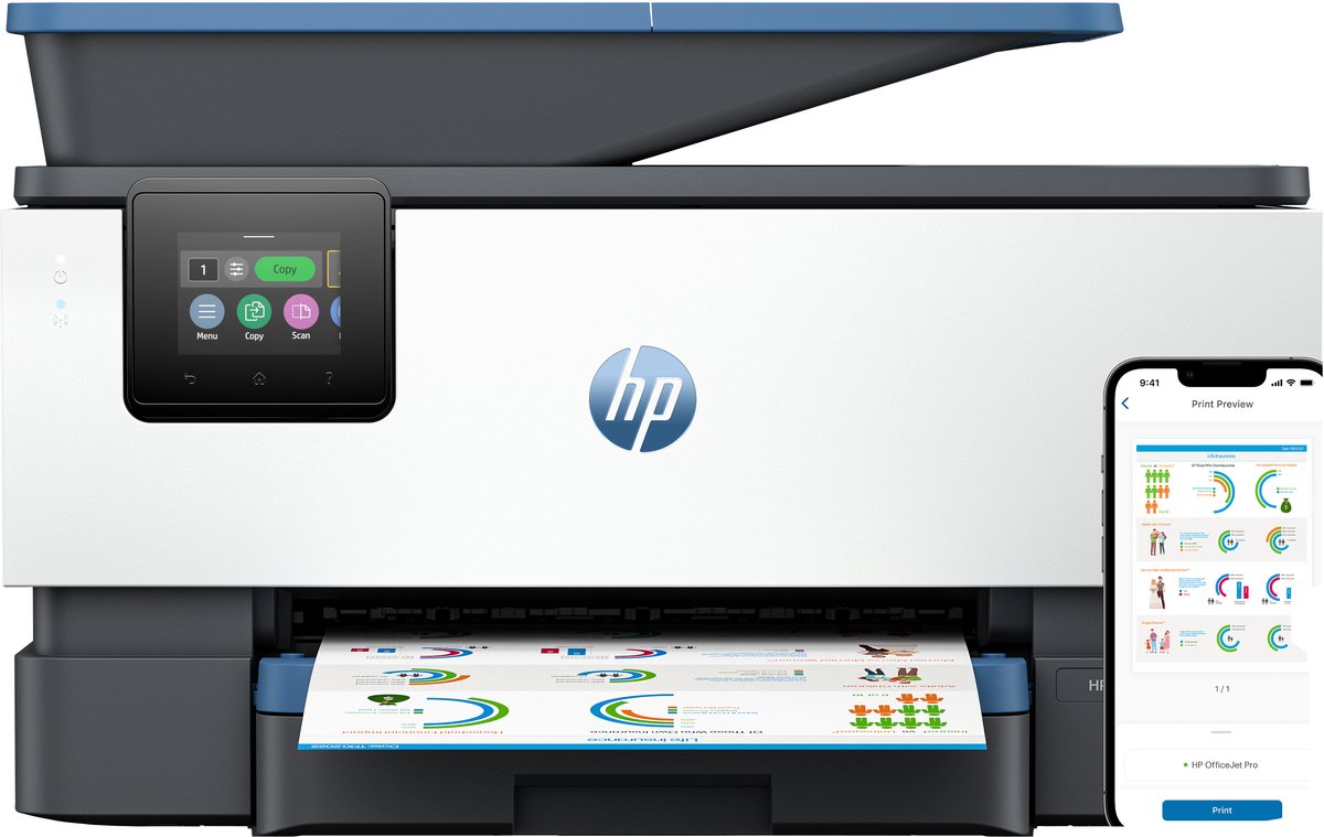 HP OfficeJet Pro 9125e All-in-One printer met 3 maanden Instant Ink via HP+