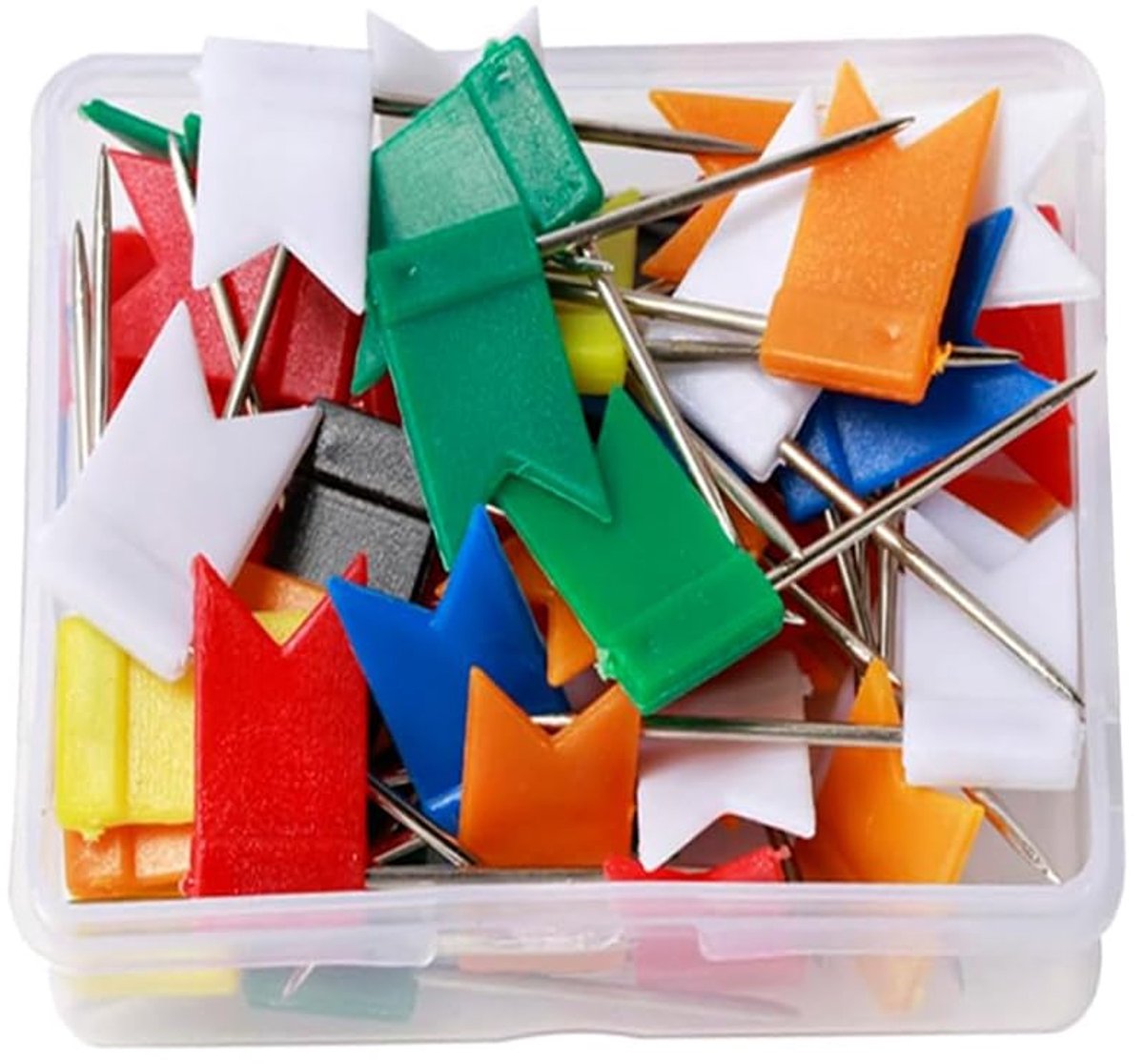 IMPERATORIS® Prikspelden - Ronde Kop-Spelden - Kaart Pushpins - Nagelspelden - Gekleurde Kop Punaises - Voor Doe-het-zelf Wandkaarten - Bulletin Board - Creatieve en Kleurrijke Prikspelden voor Hangtacks - 80 Stuks