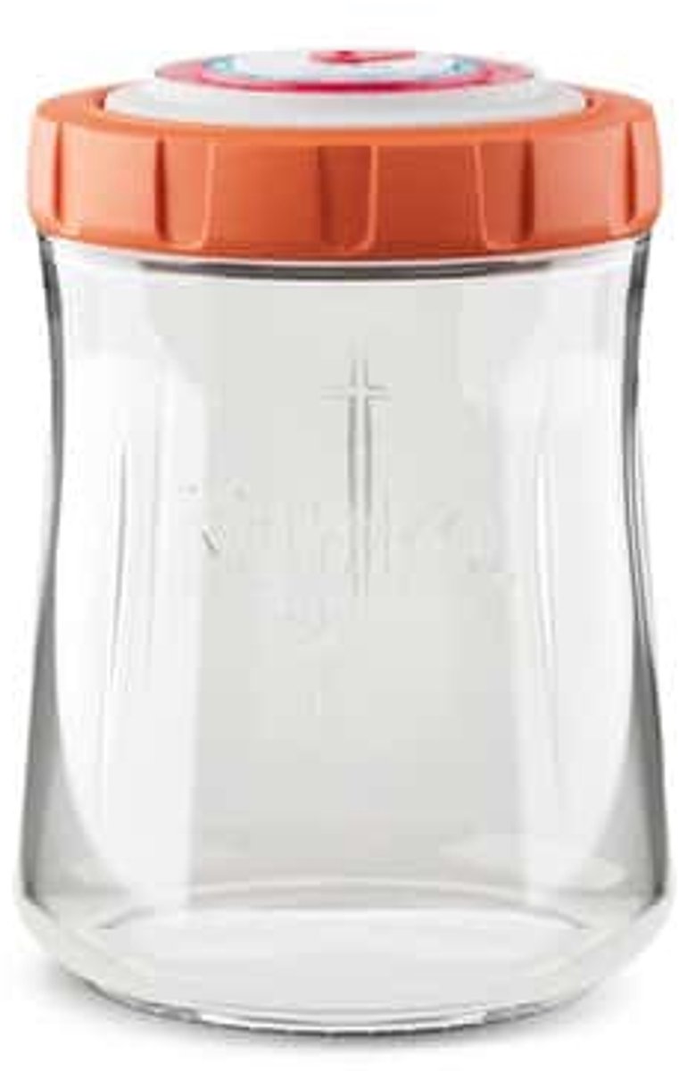 Kefirko bewaarpot 848ml oranje