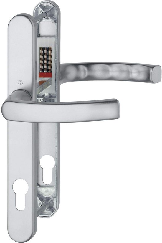 Poignée de porte avec rosace étroite pour portes intérieures