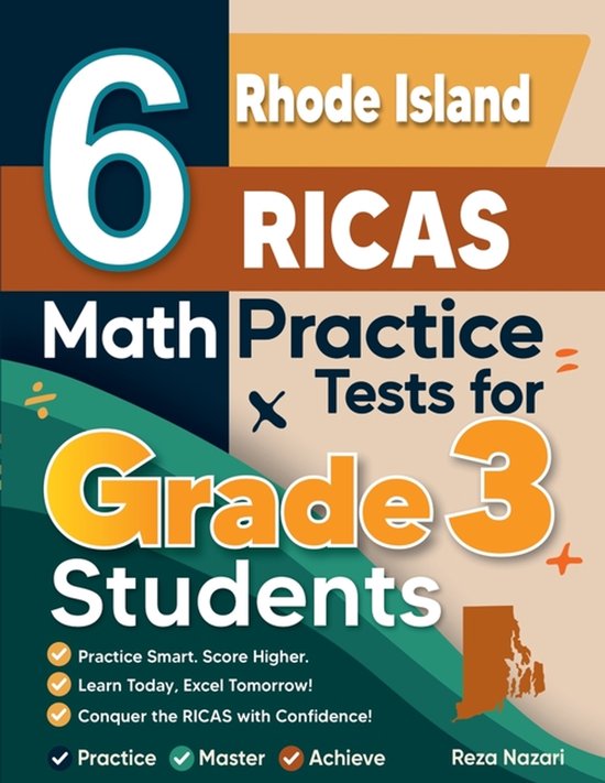 6 Rhode Island RICAS Math Practice Tests for Grade 3 Student ... - cover