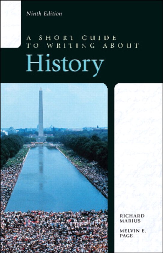 A Short Guide to Writing about History - cover
