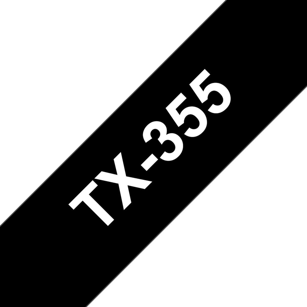 TX-355 - 24mm - white on black for PT-7000 / PT-8000 / PT-PC