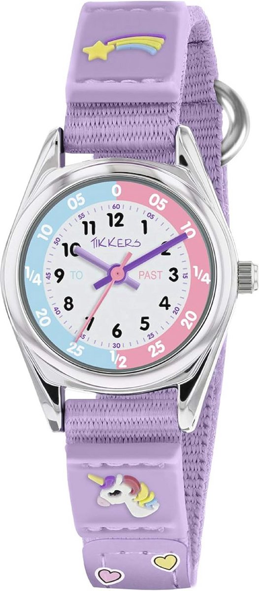 Meisjes Klassiek Analoog Quartz Horloge met Textiel Band