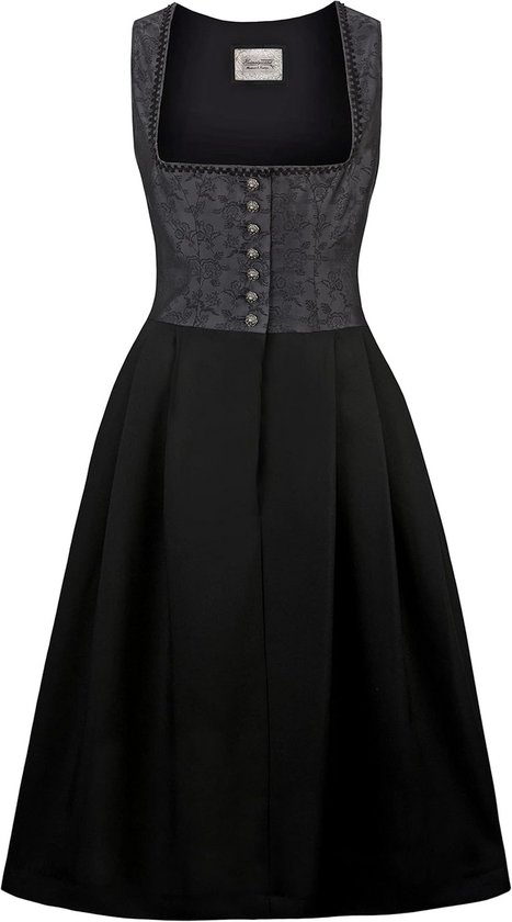 Luxe Dirndl met Schort Zilver OP=OP
