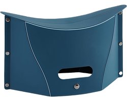 Opvouwbare draagbare camping trekking kruk - lichtgewicht opvouwbare ultra lichtgewicht draagbare stoel - ideaal voor op reis - partij - barbecue - metro - bibliotheek - backpacker reizen - outdoor activiteiten - ultra lichtgewicht klein - blauw