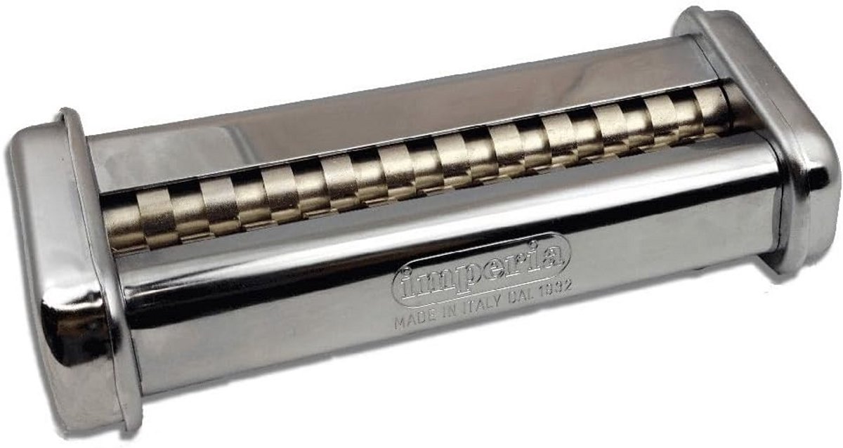 Fettuccine Pasta Accessoire voor Pastamachine - Chrome en Goud Kleur