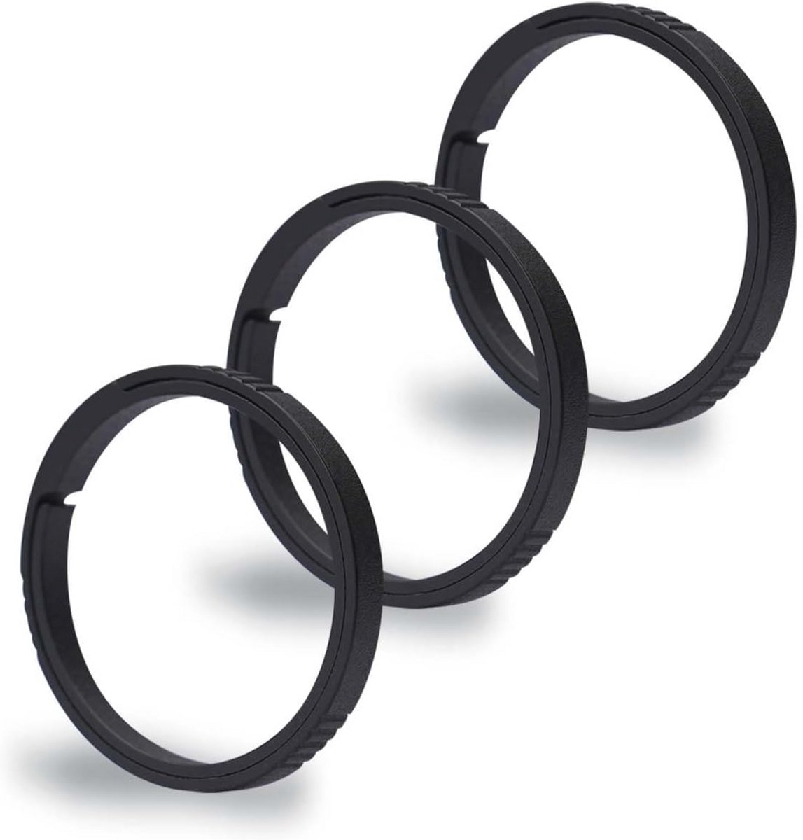 Titanium sleutelringen met zijdelings drukkend design - 30, 25, en 19 mm - Stevige en multifunctionele sleutelhangers