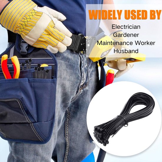 100-1000 stuks PROFI KABELBINDER kabelbinders 3,6x200mm groen 1000 stuks