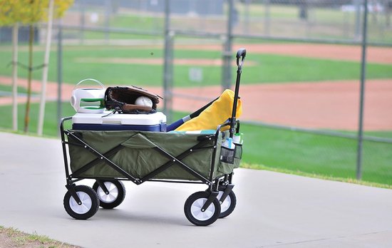 Tuinwagen voor Sport en Strand - Inklapbare Bolderkar met XL-wielen — afbeelding 5
