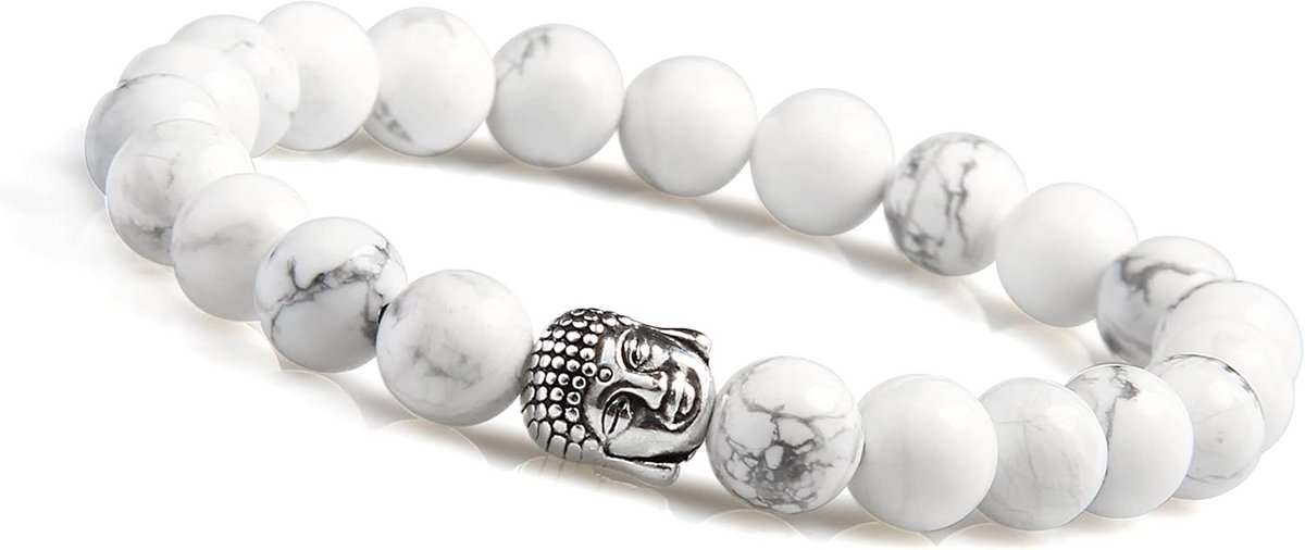 Meditatie Armband met Echte Kralen (8mm) - Yoga en Mindfulness Sieraden