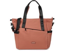 Hedgren Galactic – Shopper / Tote bag – Waterafstotend & stofwerend – Afneembare schouderriem – A4-formaat – Polyester - Redwood Burl