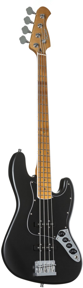 Fame Custom JB 4 Black - Elektrische basgitaar