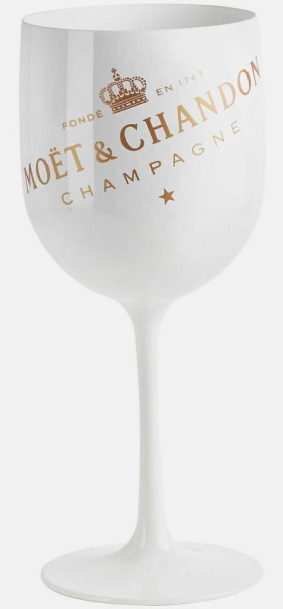 Champagneglas voor IJskoude Champagne - Wit Acryl