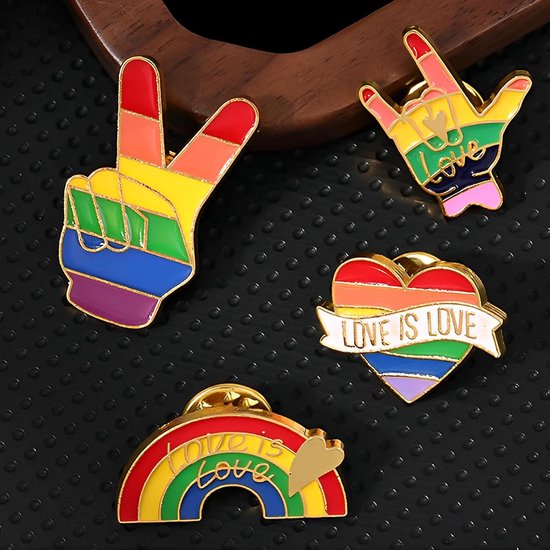 Arco Iris Insignia Broche Gay LGBT Pride Banner Insignia Acrílico Rainbow homosexual | México