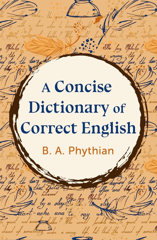 A Concise Dictionary of Correct English - cover