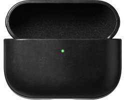 Nomad Modern Lederen Hoesje AirPods Pro 3 – Speciaal Ontworpen voor AirPods Pro (3e Generatie) – Biedt Toegankelijke USB-C Poort – Qi en MagSafe Laadcompatibiliteit - Zwart