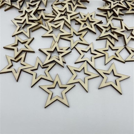 Vel met 15 stuks muursticker sterren van elk 6 cm Vel met 15 stuks muursticker sterren van elk 6 cm