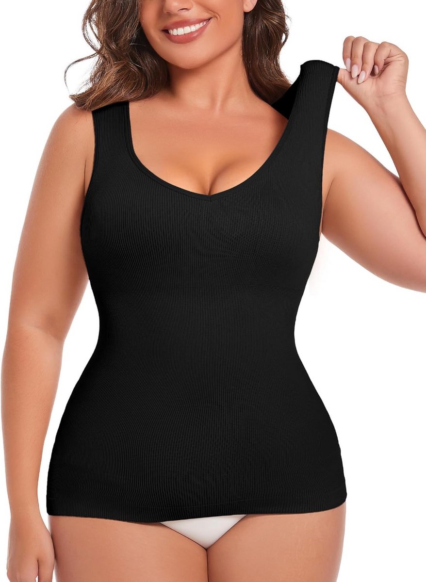 Naadloze Shapewear Hemd voor Dames - Corrigerend Ondershirt voor Buik & Taille