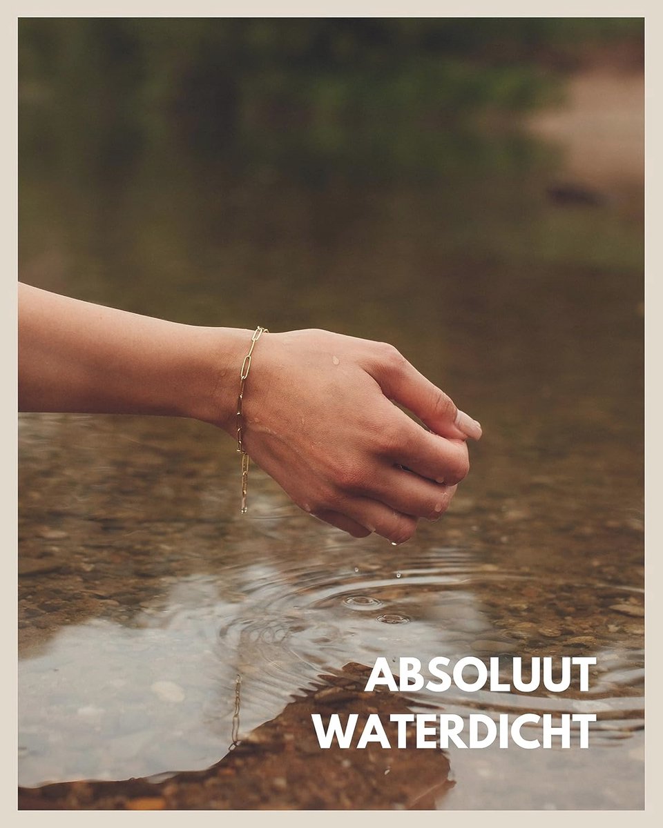 Verstelbare Dames Armband in Goud of Zilver - Waterdichte Roestvrij Staal Schakelarmband