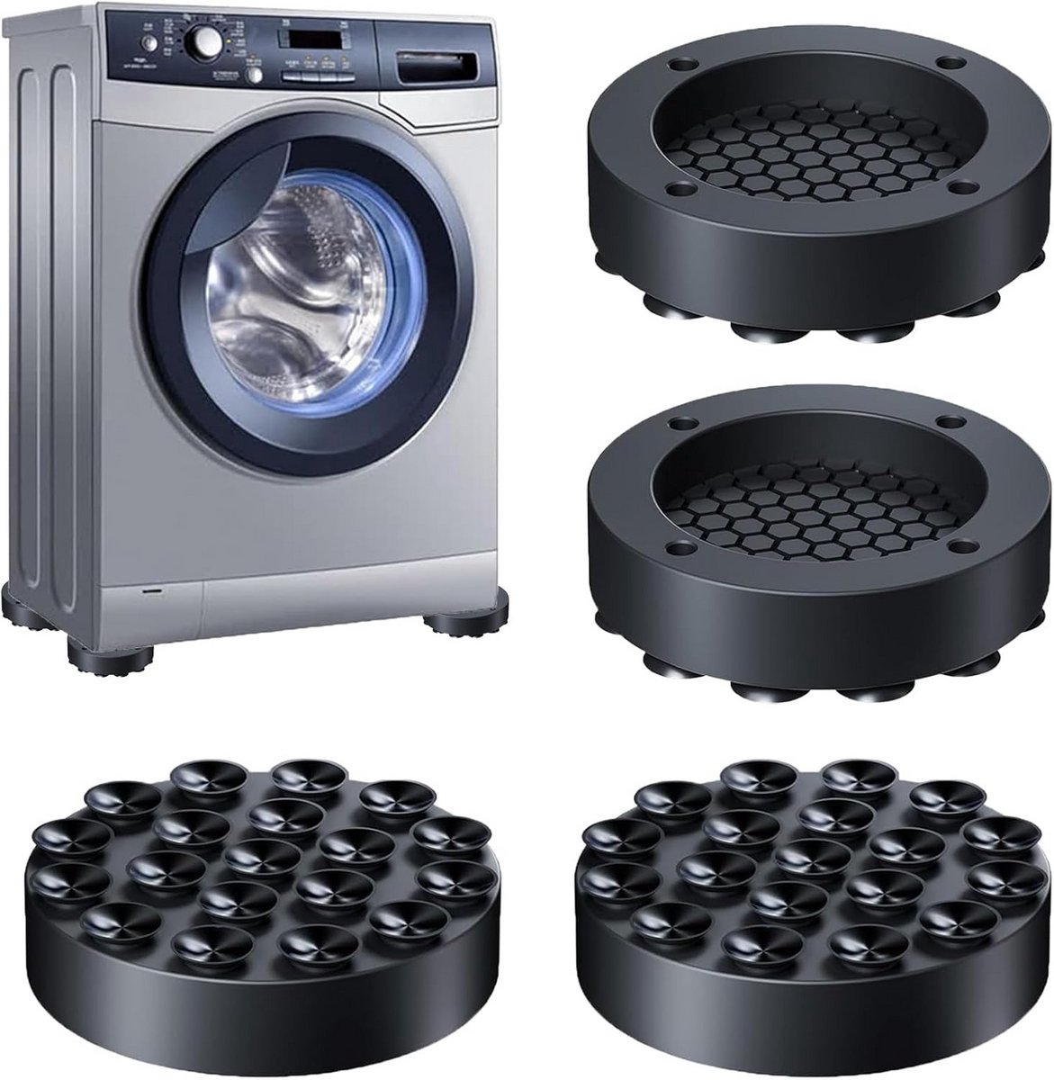 Universele Trillingsdempers voor Wasmachine en Droger zonder Merk