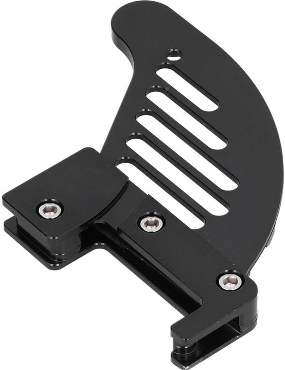 CNC Achterremschijfbeschermer - Motorfiets Remklauwbescherming - Zwart, Voor Husqvarna 125-501 TE/FE/FC/TC 2014-2017