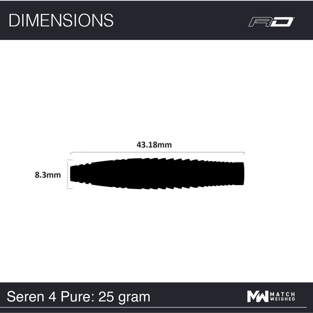 Red Dragon Seren Pure 4 90% - Dartpijlen