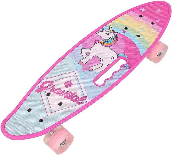 Mini Cruiser Skateboard 22 inch met oplichtende wielen voor Mini Cruiser Skateboard 22 inch met oplichtende wielen voor