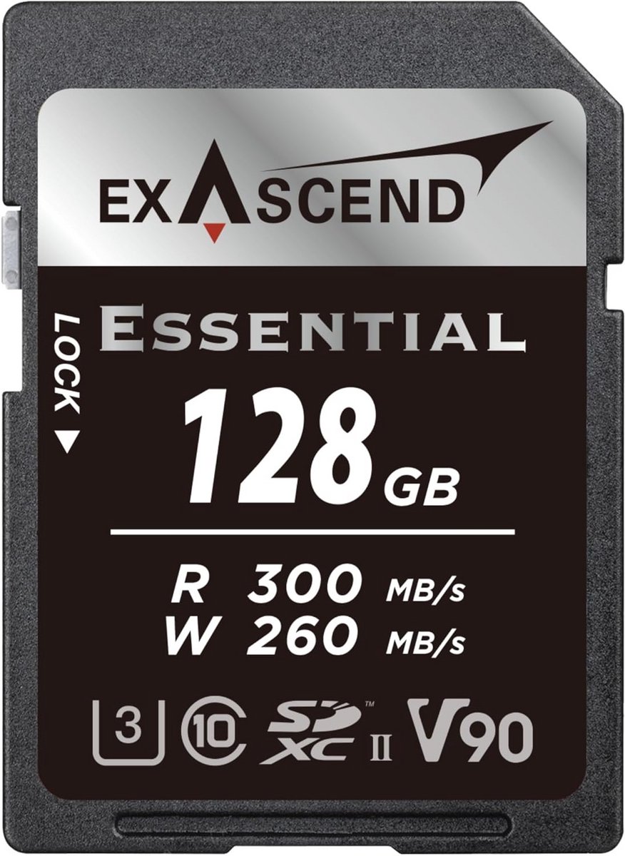 Snelle UHS-II V90 SDXC Geheugenkaart 64GB met 300MB/s Leessnelheid voor 8K Video