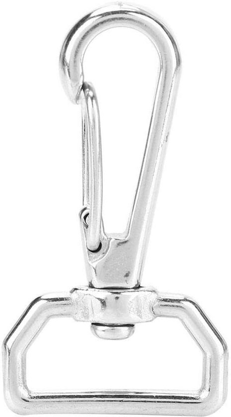 XCSJ Aluminium Karabijnhaak Met 360° Draaipunt – 400 Kg Draagvermogen – Voor Hondenriem, Buiten, Sleutelhanger & DIY