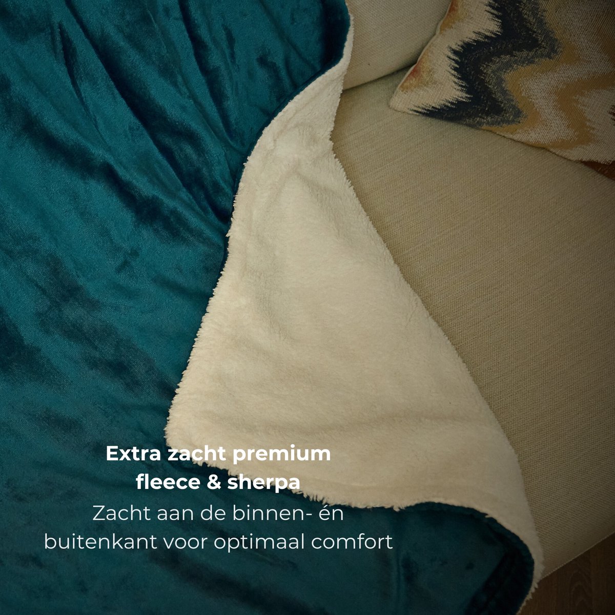 Luvego Elektrische Deken 1 Persoons Bovendeken & Warmtedeken - 160x120CM - TÜV GS - Omslagdeken & Knuffeldeken - 3 Warmtestanden - 120W - Verwarmingsdeken Fleece Plaid - Blauw – foto 4