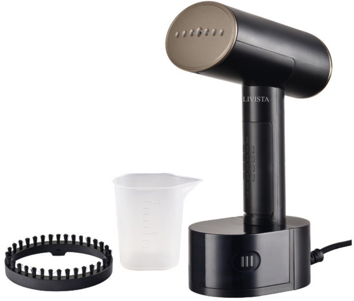 Livista Handstoomstrijker – LCD-display – 260 ml waterreservoir – 2000W – 3 strijkstanden – Geschikt voor verschillende textielsoorten – Zwart