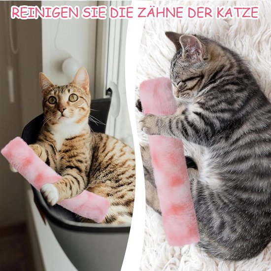 KitoLee Kattenbijttouw, kattentouw, interactief bijttouw, speelgoed, kattenspeelgoed, kauwspeelgoed, kattenkruid, speelgoed voor katten